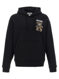 Moschino Teddy Print Hoodie Black