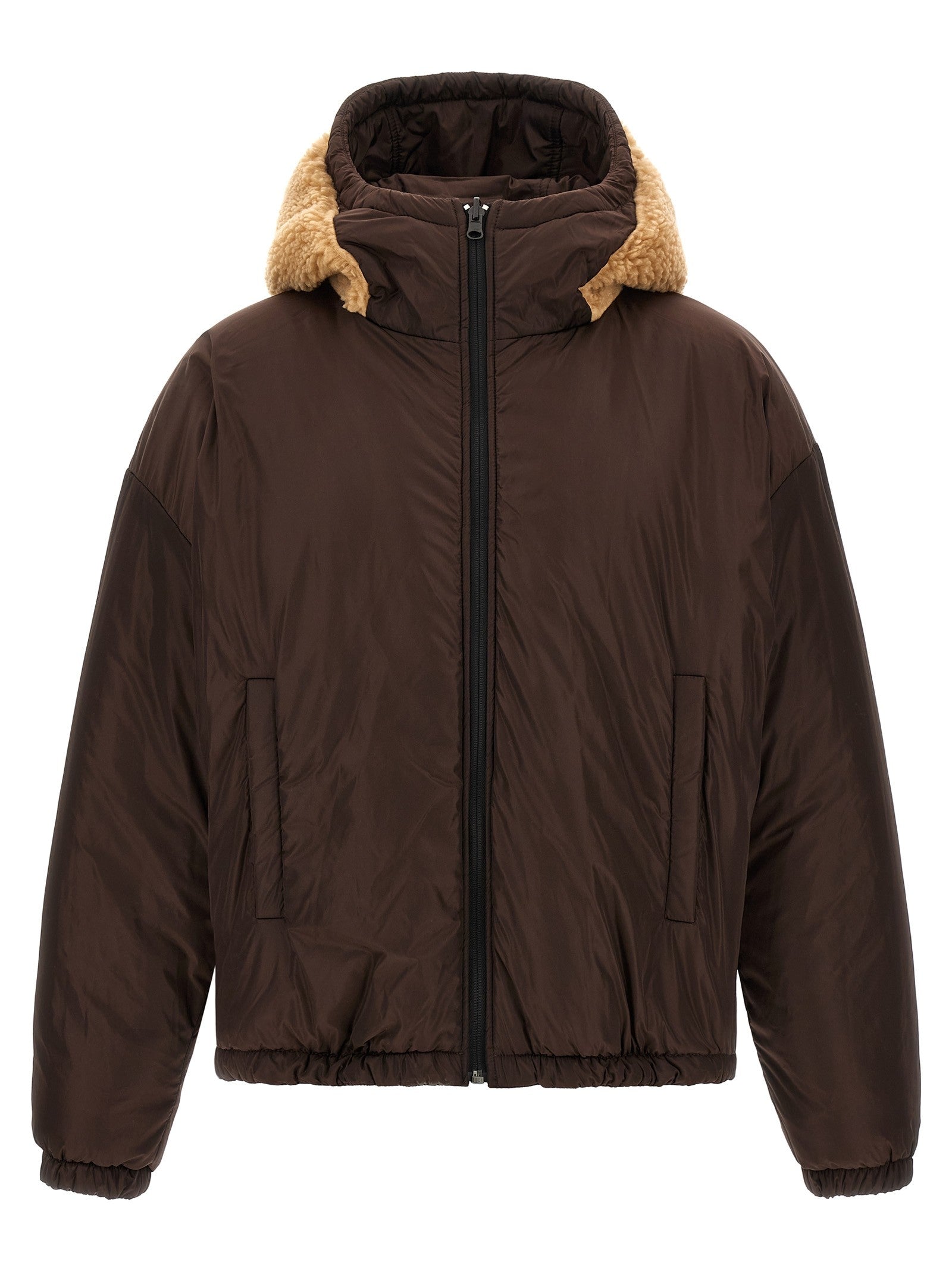 Dsquared2 Teddy Reversible Jacket Brown
