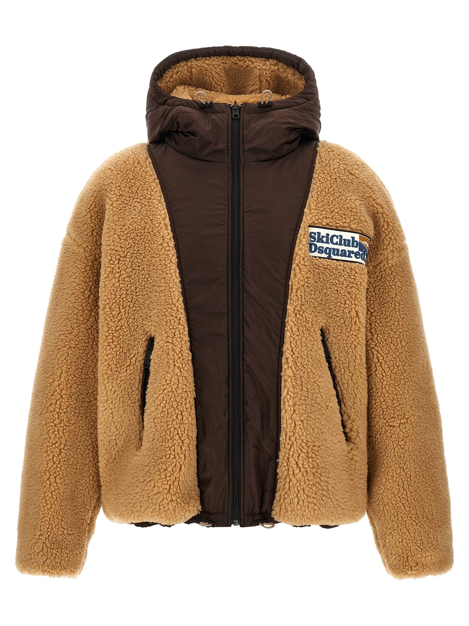 Dsquared2 Teddy Reversible Jacket Brown