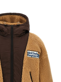 Dsquared2 Teddy Reversible Jacket Brown