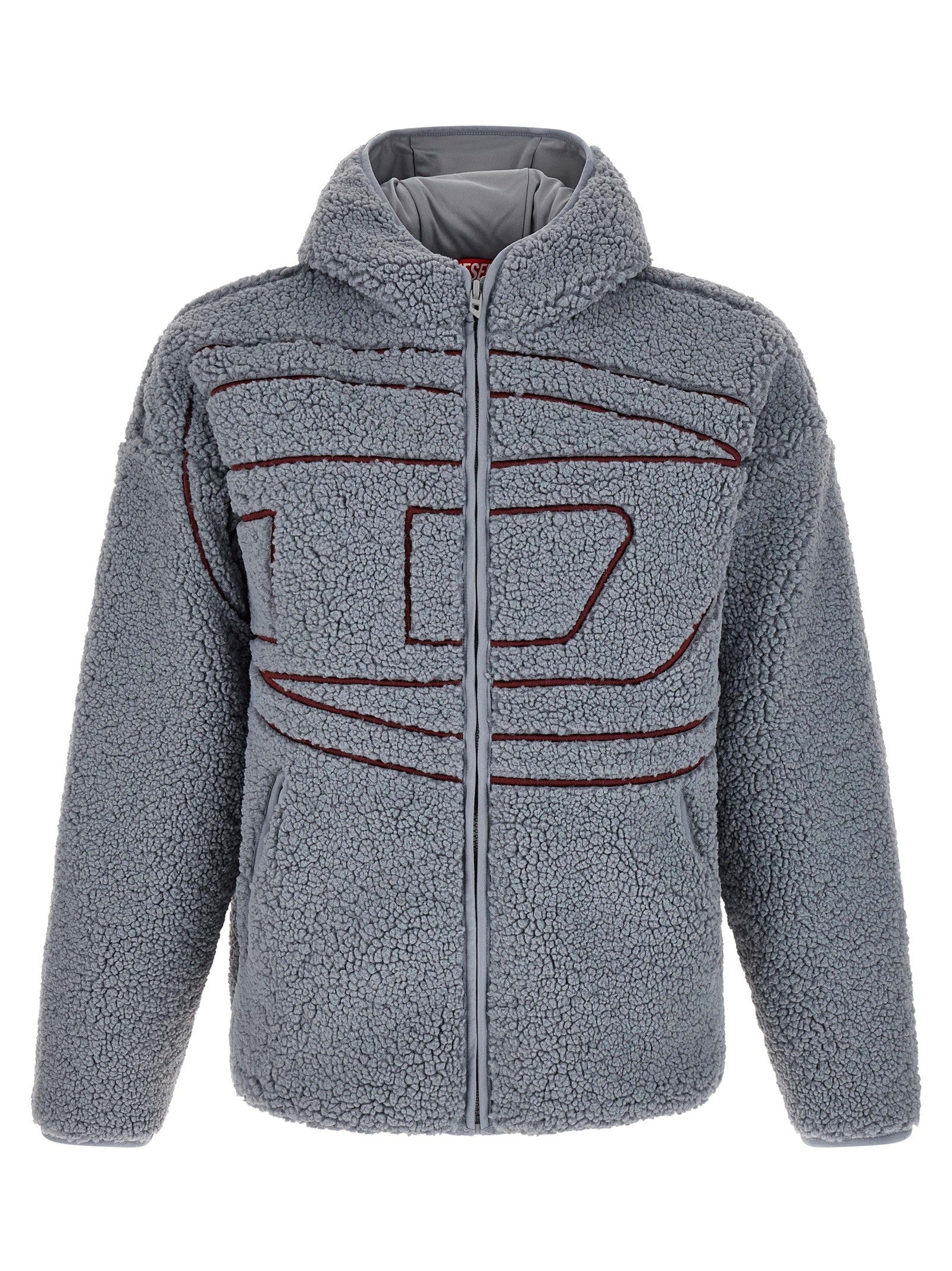 Diesel Teddy Zat Hoodie Grey