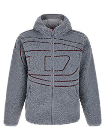 Diesel Teddy Zat Hoodie Grey