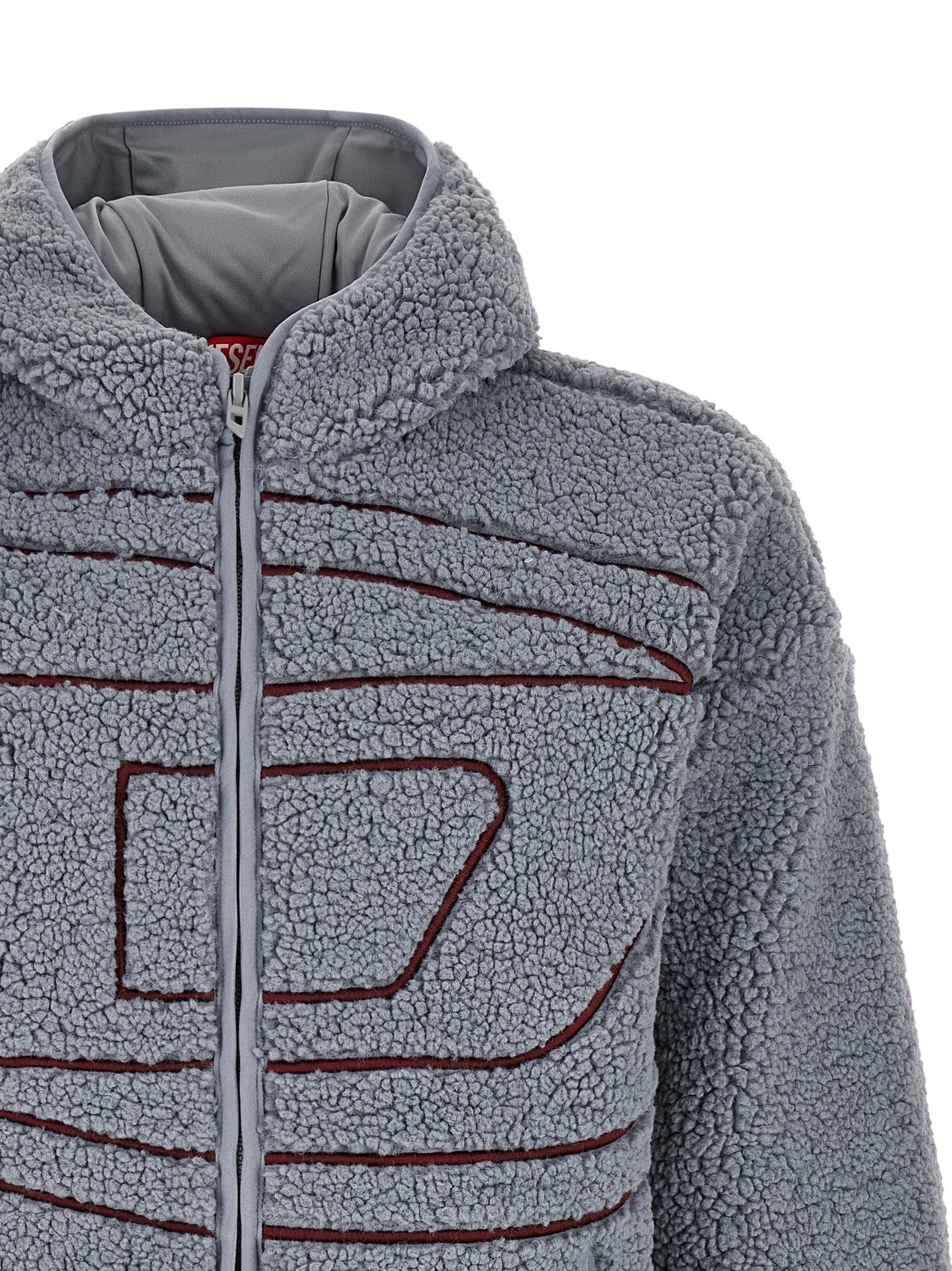 Diesel Teddy Zat Hoodie Grey
