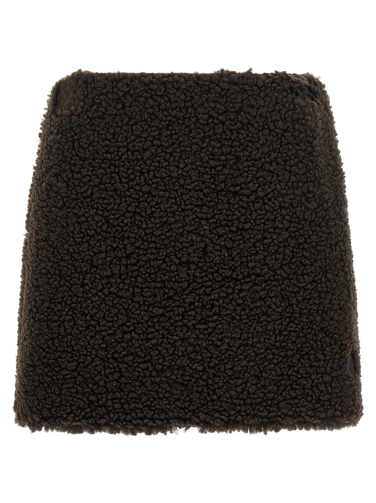 Moncler Teddy Skirt Brown