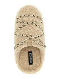 Moon Boot Teddy Slipper Mules Beige