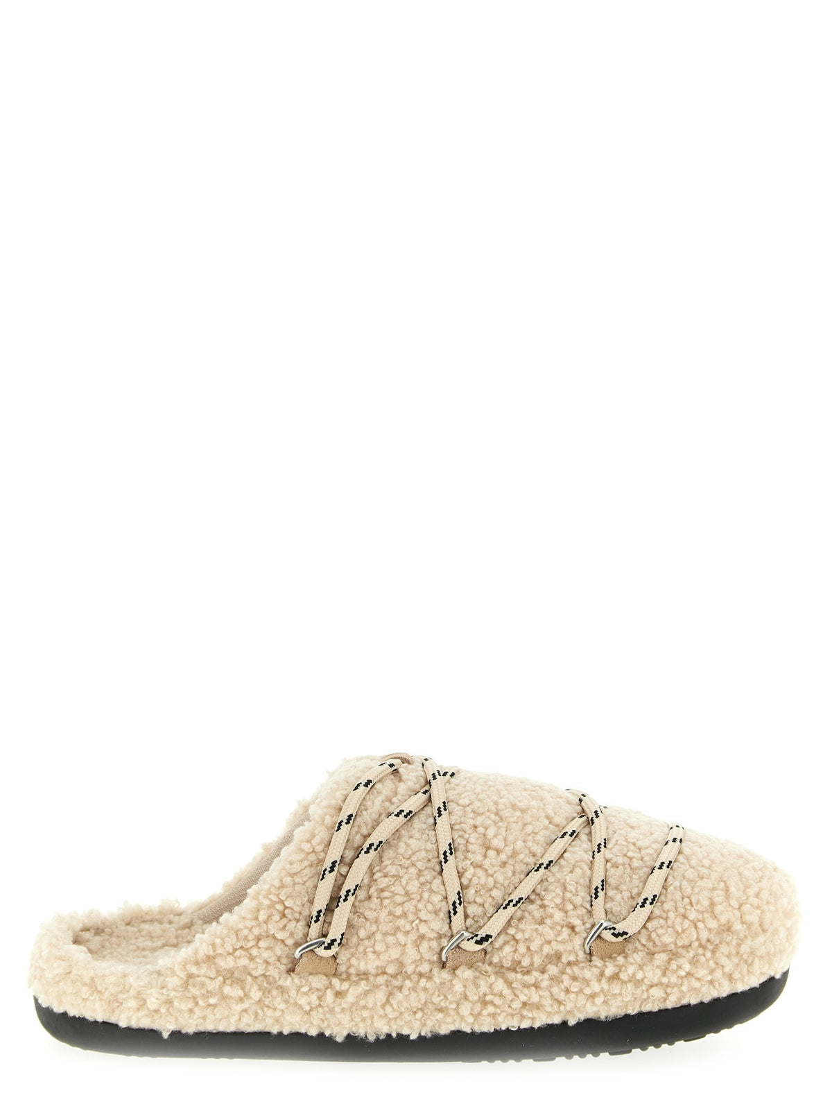 Moon Boot Teddy Slipper Mules Beige