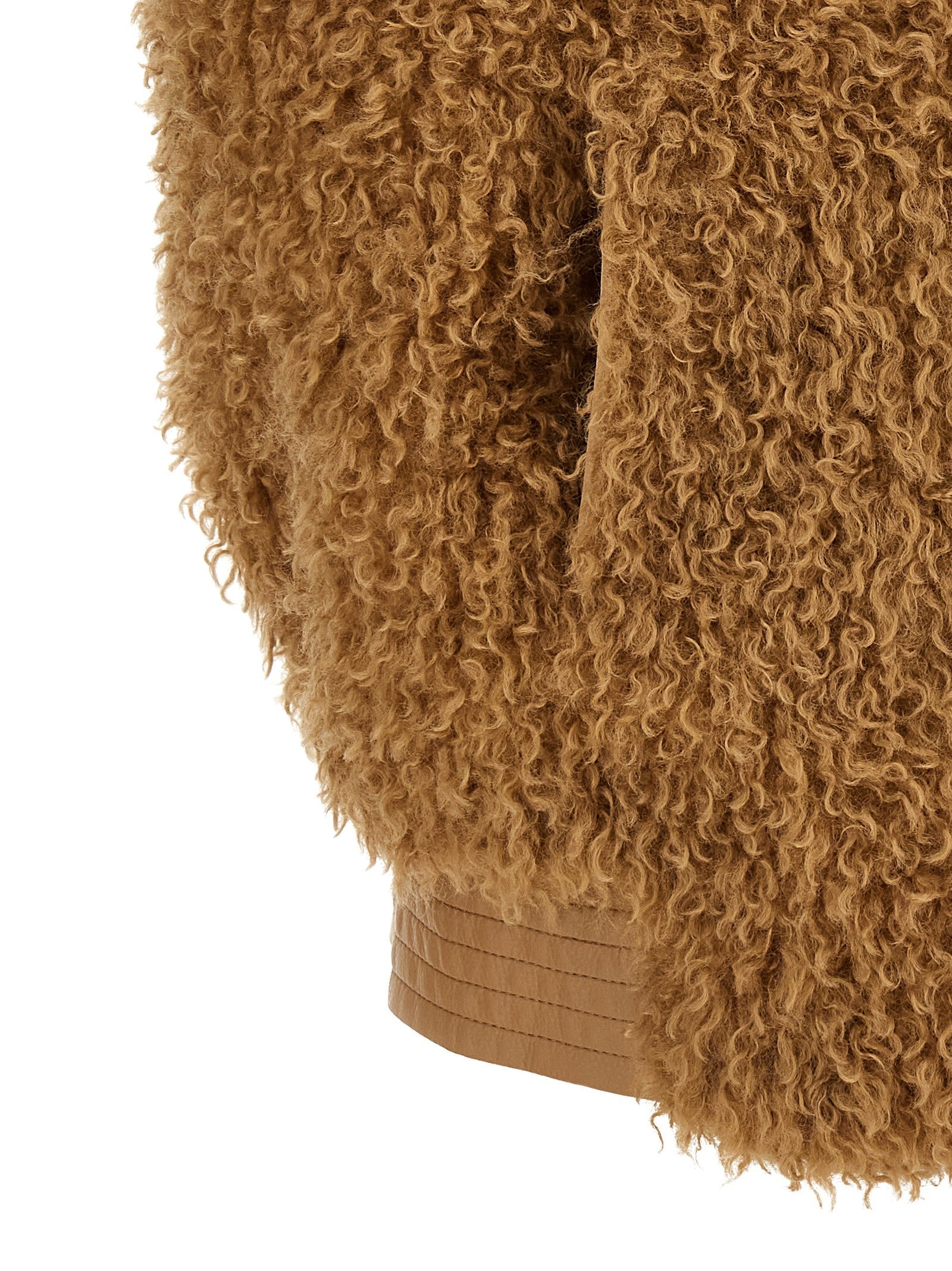 Twin Set Teddy Soft Vest Brown