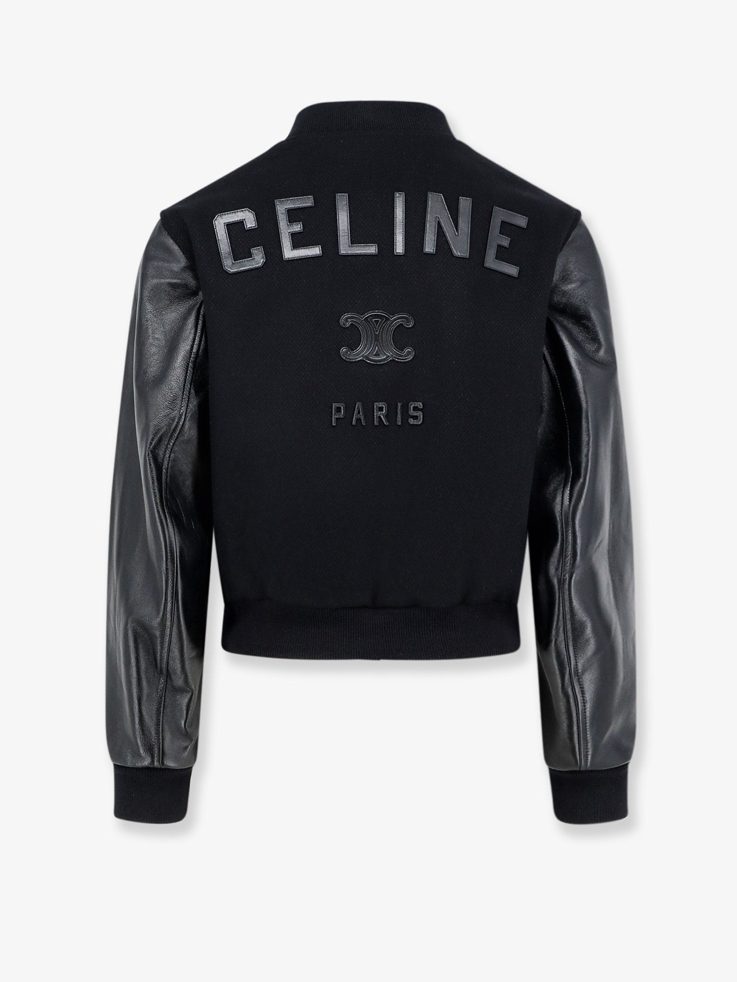 Celine Men's Teddy Virgin Wool Jacket Black