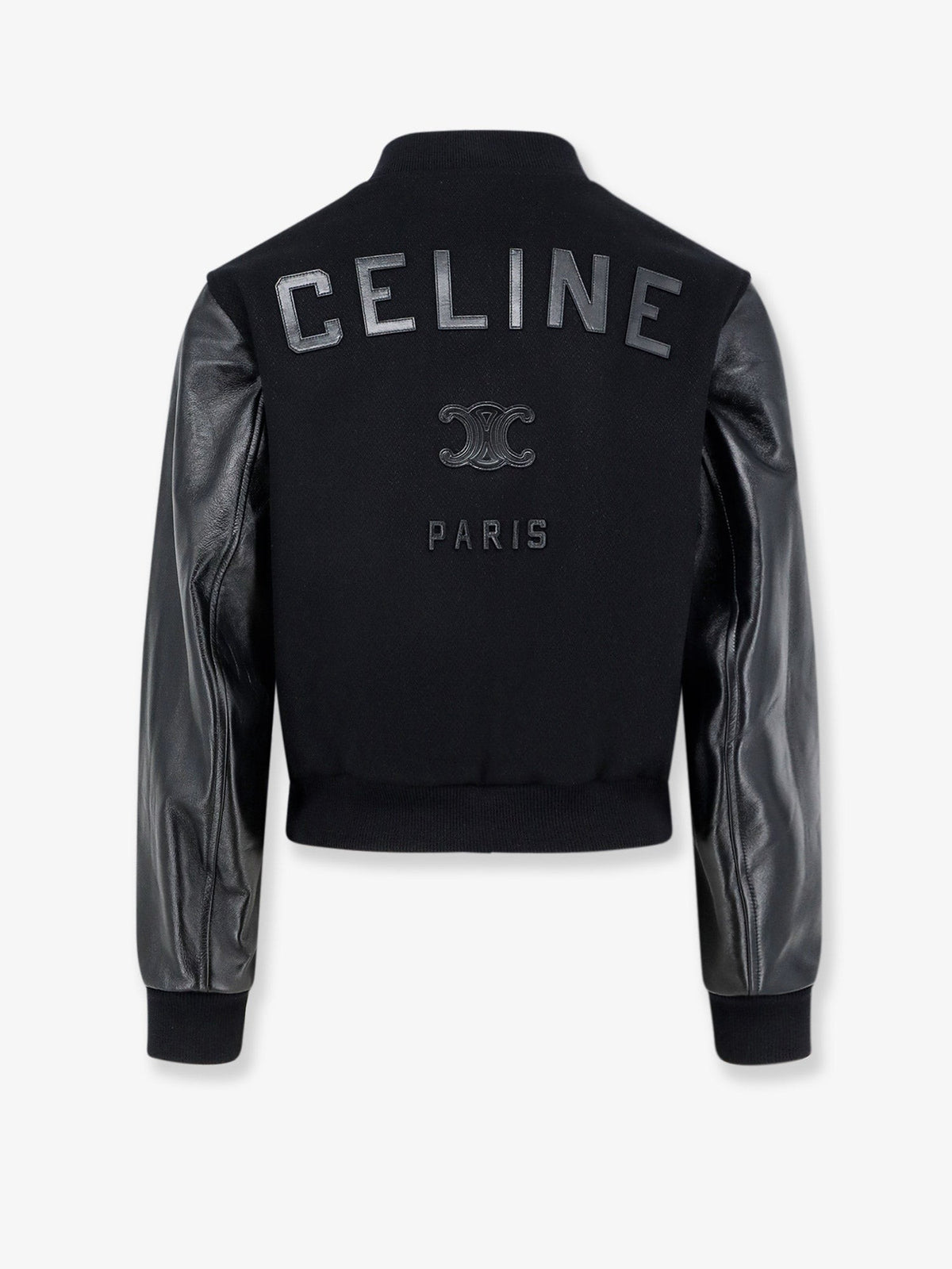 Celine Men's Teddy Virgin Wool Jacket Black, view 2