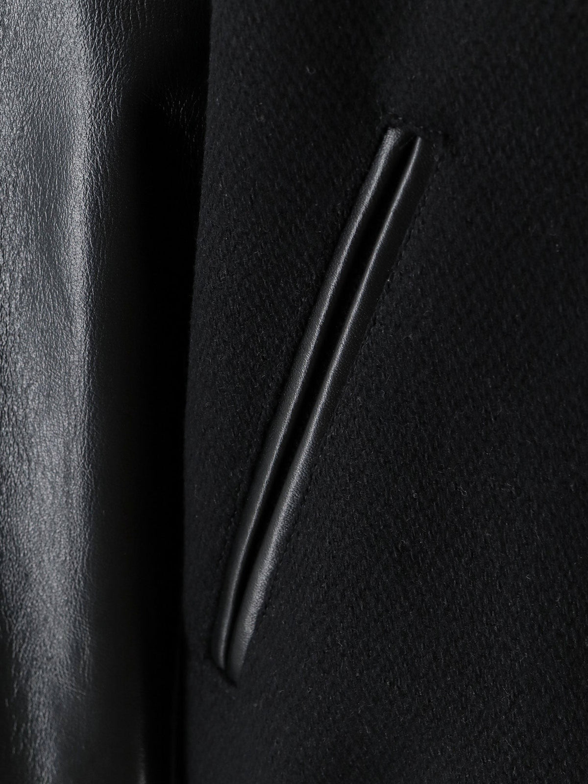 Celine Men's Teddy Virgin Wool Jacket Black, view 3