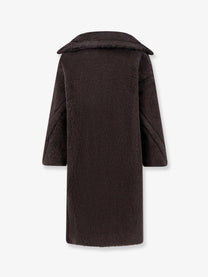 Max Mara Women's Virgin Wool and Silk Coat Black