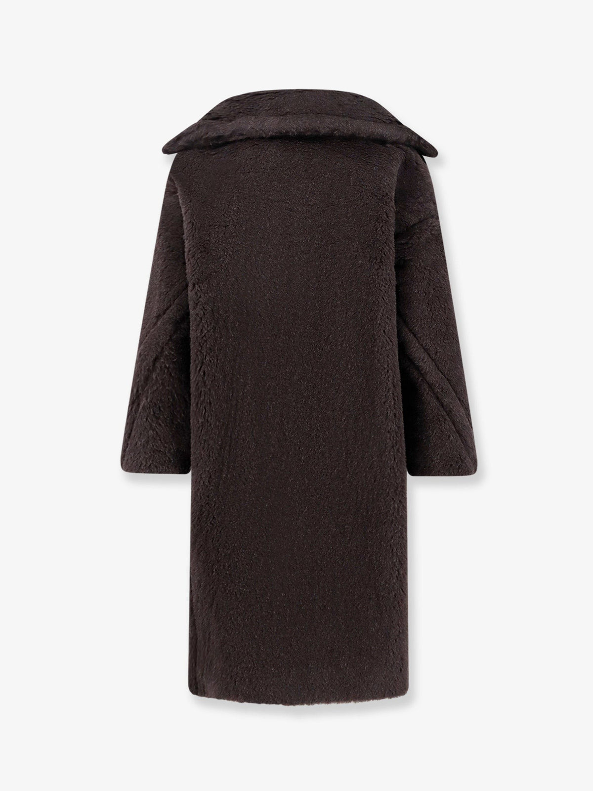 Max Mara Women's Virgin Wool and Silk Coat Black, view 2