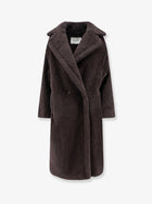 Max Mara Women's Virgin Wool and Silk Coat Black