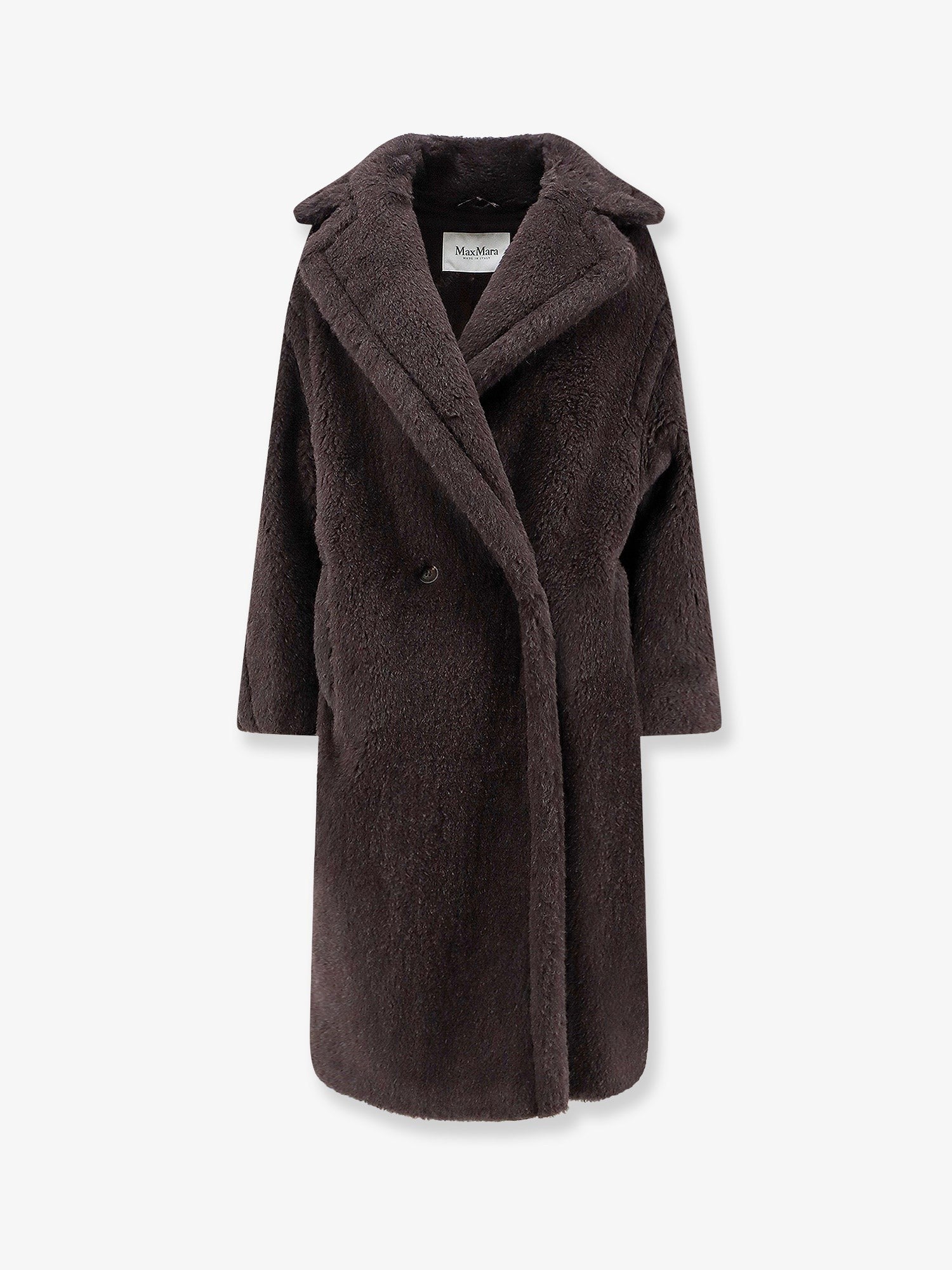 Max Mara Women's Virgin Wool and Silk Coat Black