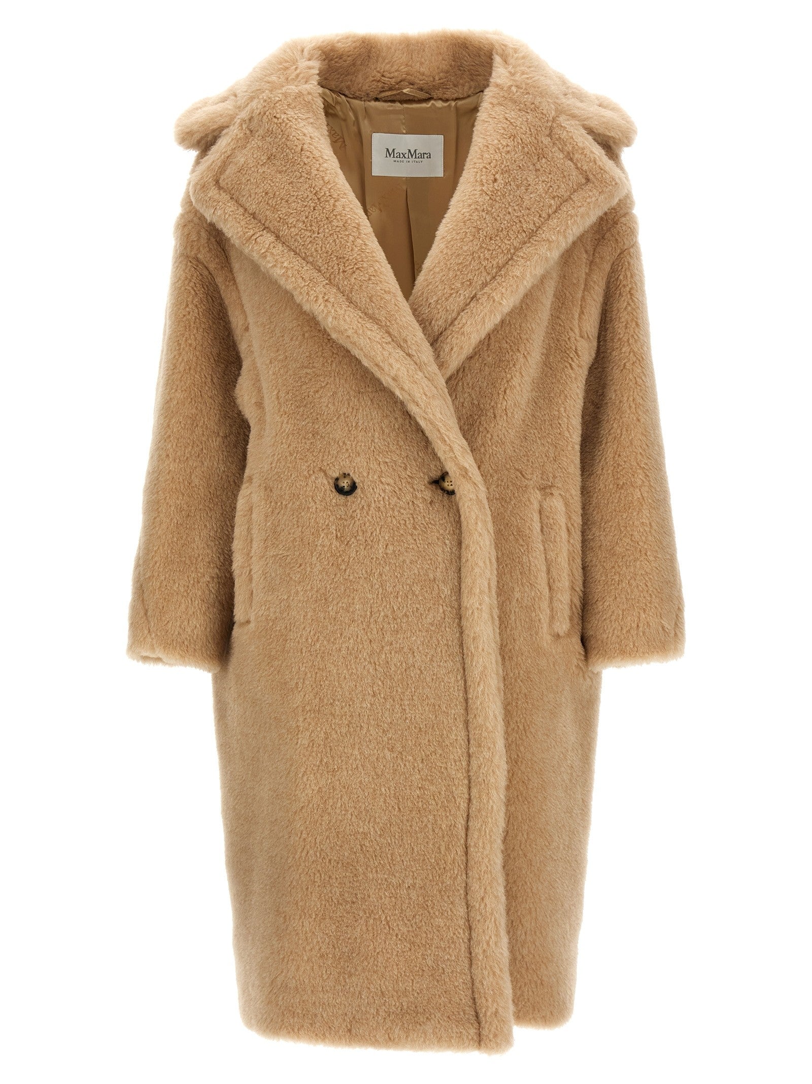 Max Mara Tedgirl Teddy Bear Icon Coat Beige