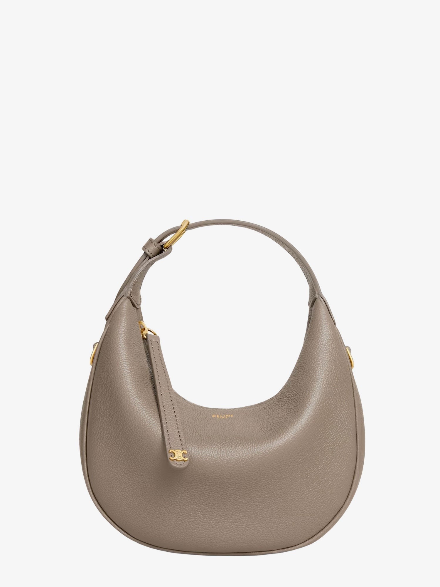 Celine Women's Teen Lulu Leather Shoulder Bag SOURIS