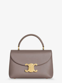 Celine Women's Teen Nino Leather Crossbody Bag PEBBLE