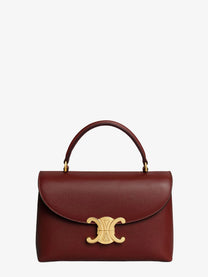 Celine Women's Teen Nino Leather Shoulder Bag Red