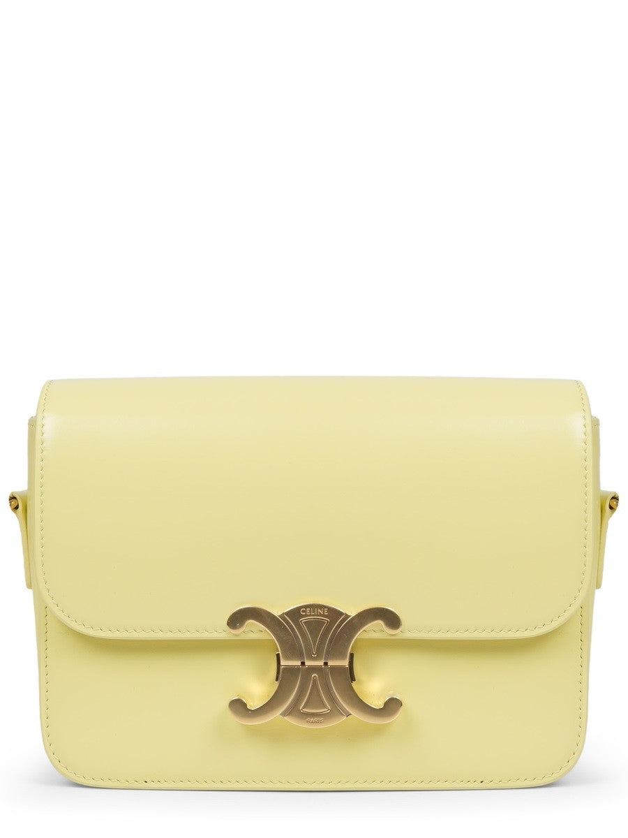 Celine Women's Teen Triomphe Bag Yellow