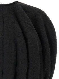 Rick Owens Temple Bubble Cropped Cape Black, view 3