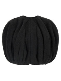 Rick Owens Temple Bubble Cropped Cape Black