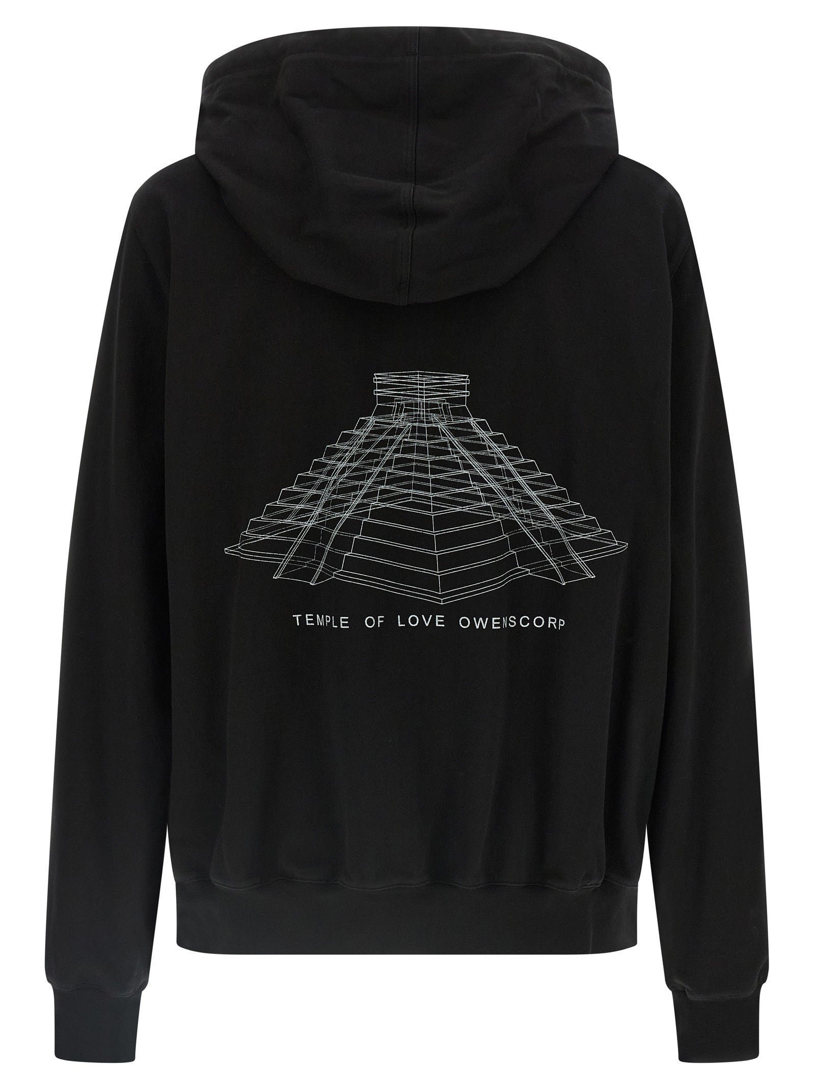 Rick Owens Temple of Love Owenscorptemp Hoodie Black