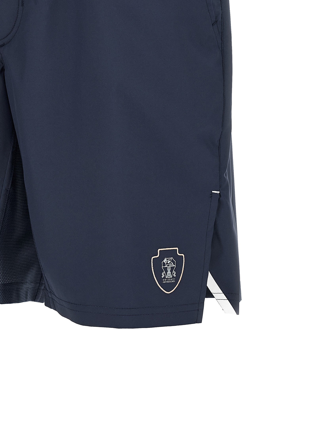 Brunello Cucinelli Tennis Bermuda Shorts Blue