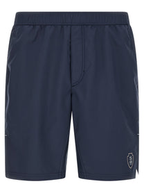 Brunello Cucinelli Tennis Bermuda Shorts Blue