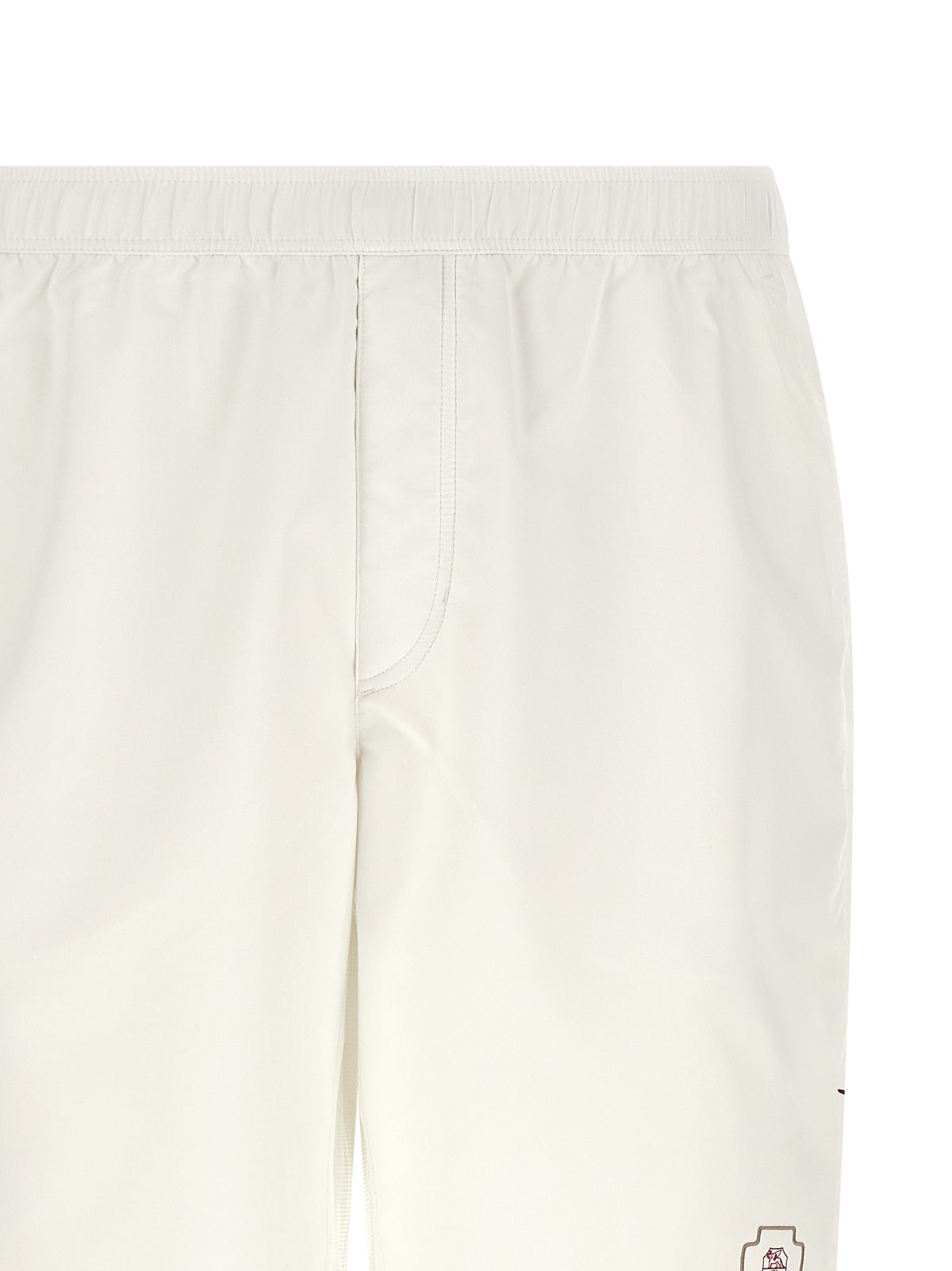 Brunello Cucinelli Tennis Bermuda Shorts White