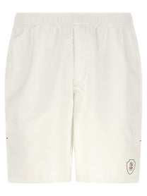Brunello Cucinelli Tennis Bermuda Shorts White