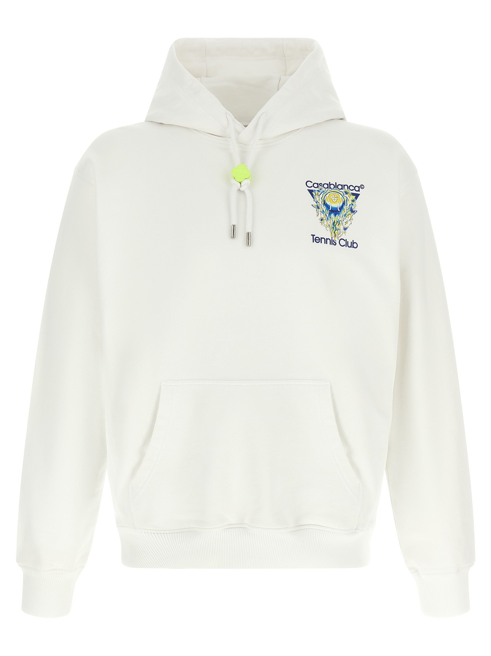 Casablanca Tennis Club Icon Hoodie White