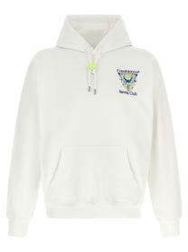 Casablanca Tennis Club Icon Hoodie White