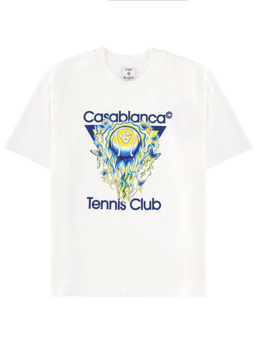 Casablanca Women's Tennis Club Shirt White