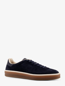 Loro Piana Men's Tennis Walk Suede Sneakers Blue