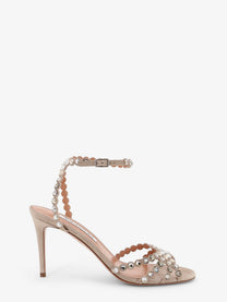 Aquazzura Women's Tequila Sandals Beige