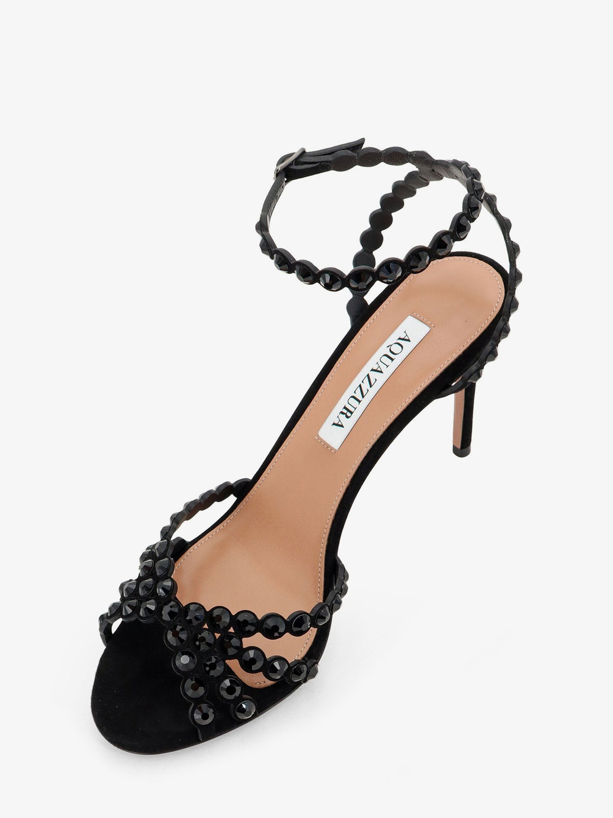 Aquazzura Women's Tequila Sandals Black, view 4