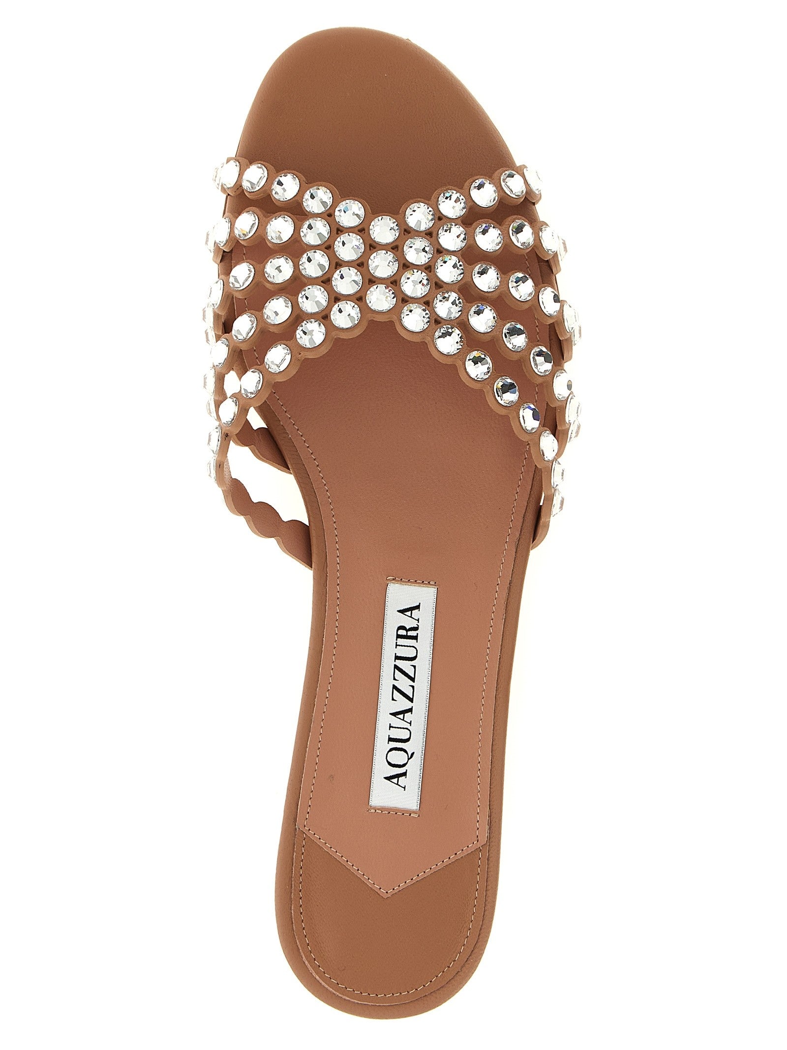 Aquazzura Tequila Slides Blue