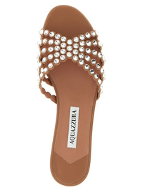 Aquazzura Tequila Slides Blue