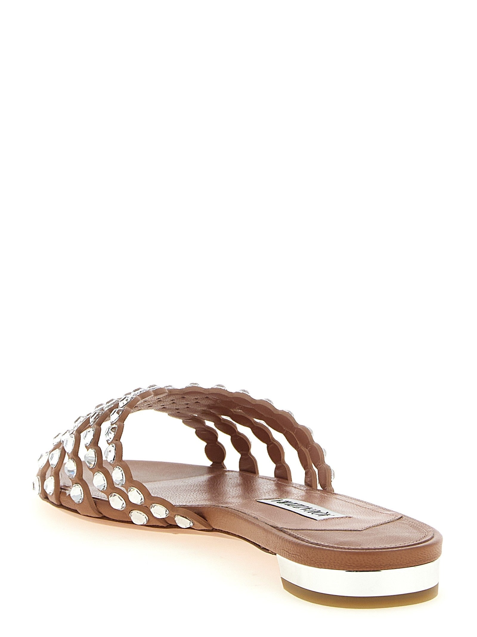 Aquazzura Tequila Slides Blue