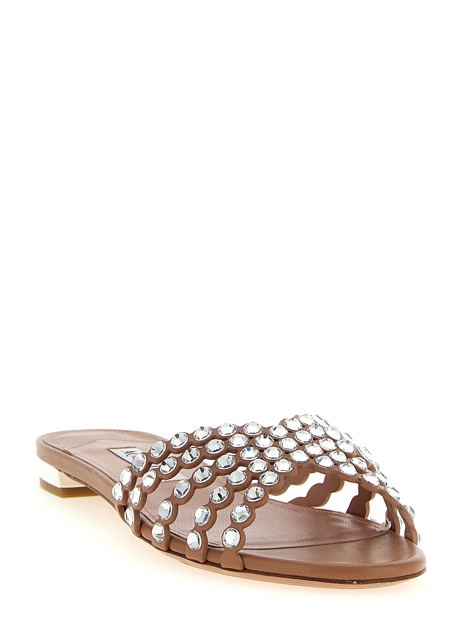 Aquazzura Tequila Slides Blue
