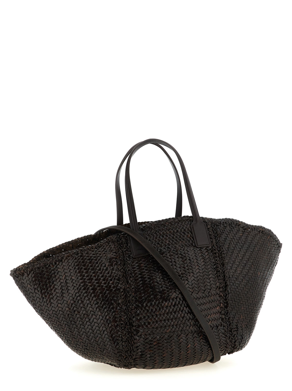 Dragon Diffusion Teresa Maxi Cabas Shopping Bag Brown, view 2