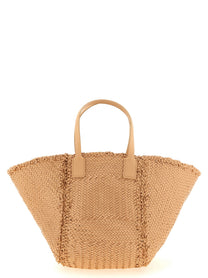 Dragon Diffusion Teresa Maxi Cabas Shopping Bag Beige