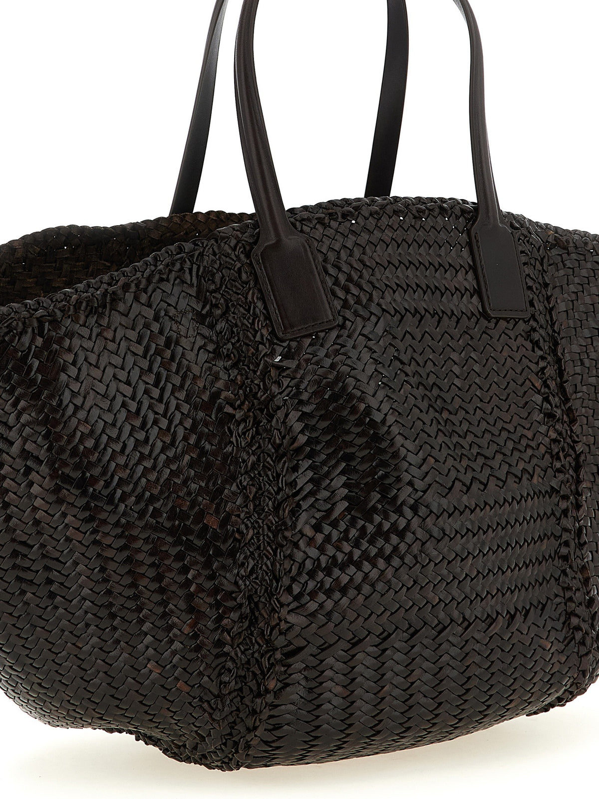 Dragon Diffusion Teresa Maxi Cabas Shopping Bag Brown, view 3