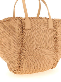 Dragon Diffusion Teresa Maxi Cabas Shopping Bag Beige