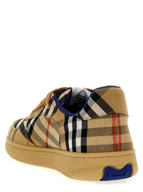 Burberry Terrace Check Sneakers Gold