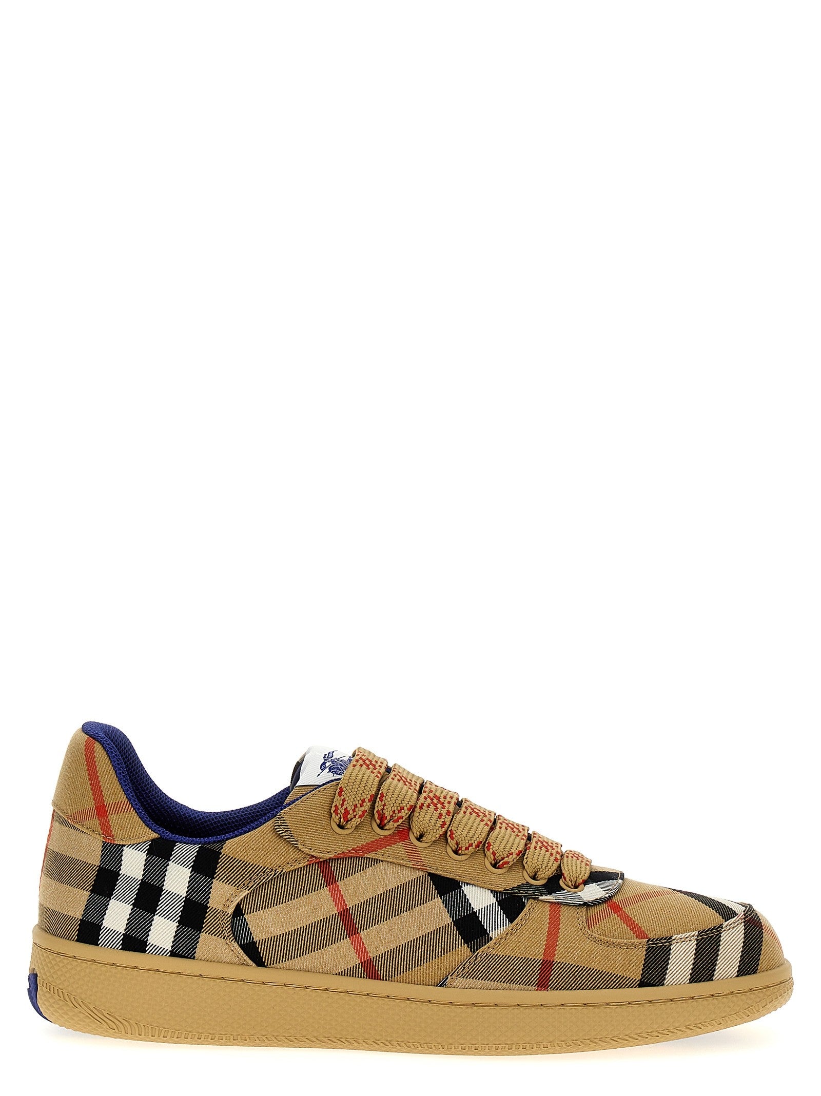 Burberry Terrace Check Sneakers Gold