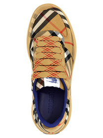 Burberry Terrace Check Sneakers Gold