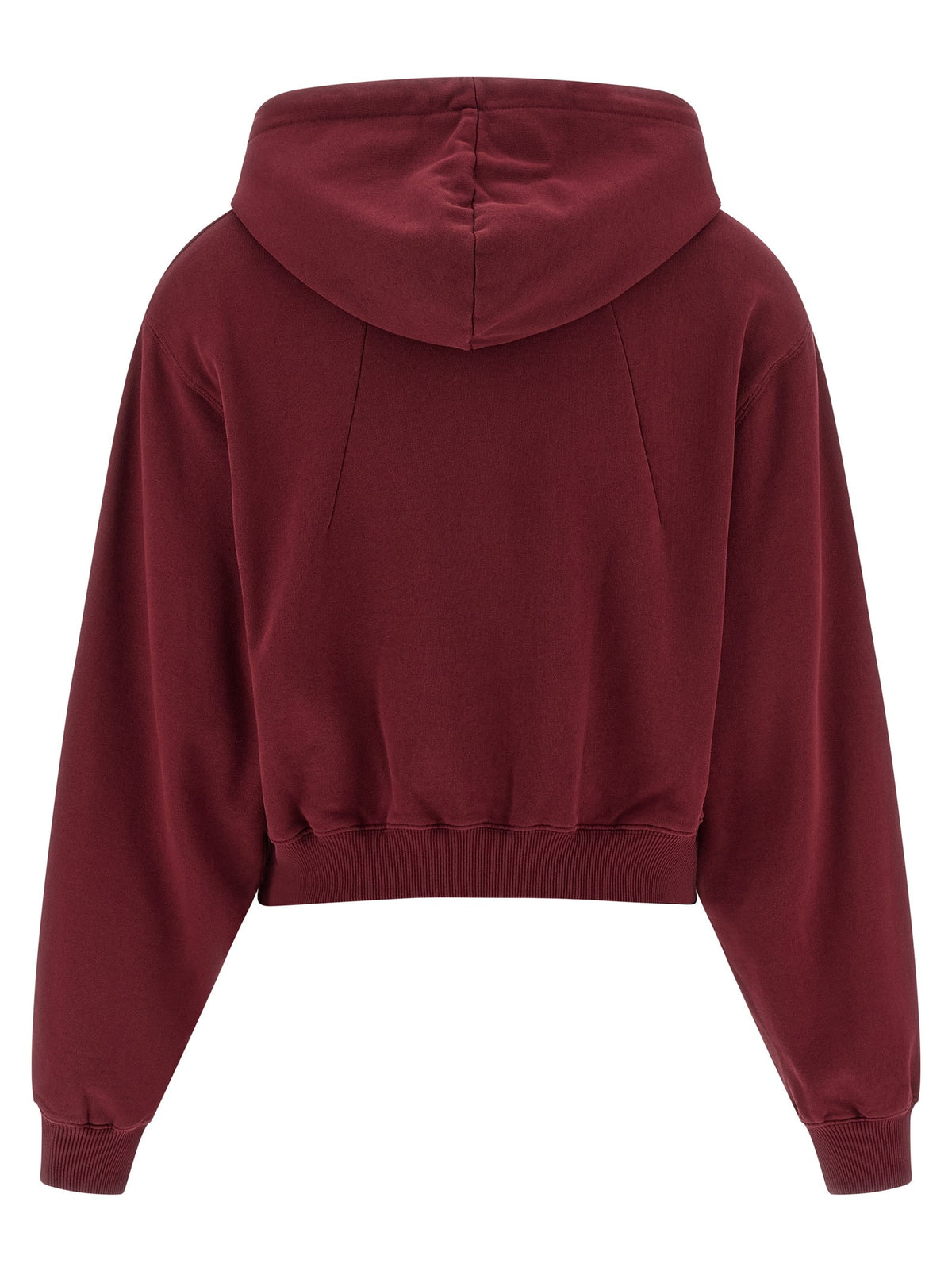 ROTATE Birger Christensen Terry Back Hoodie Red