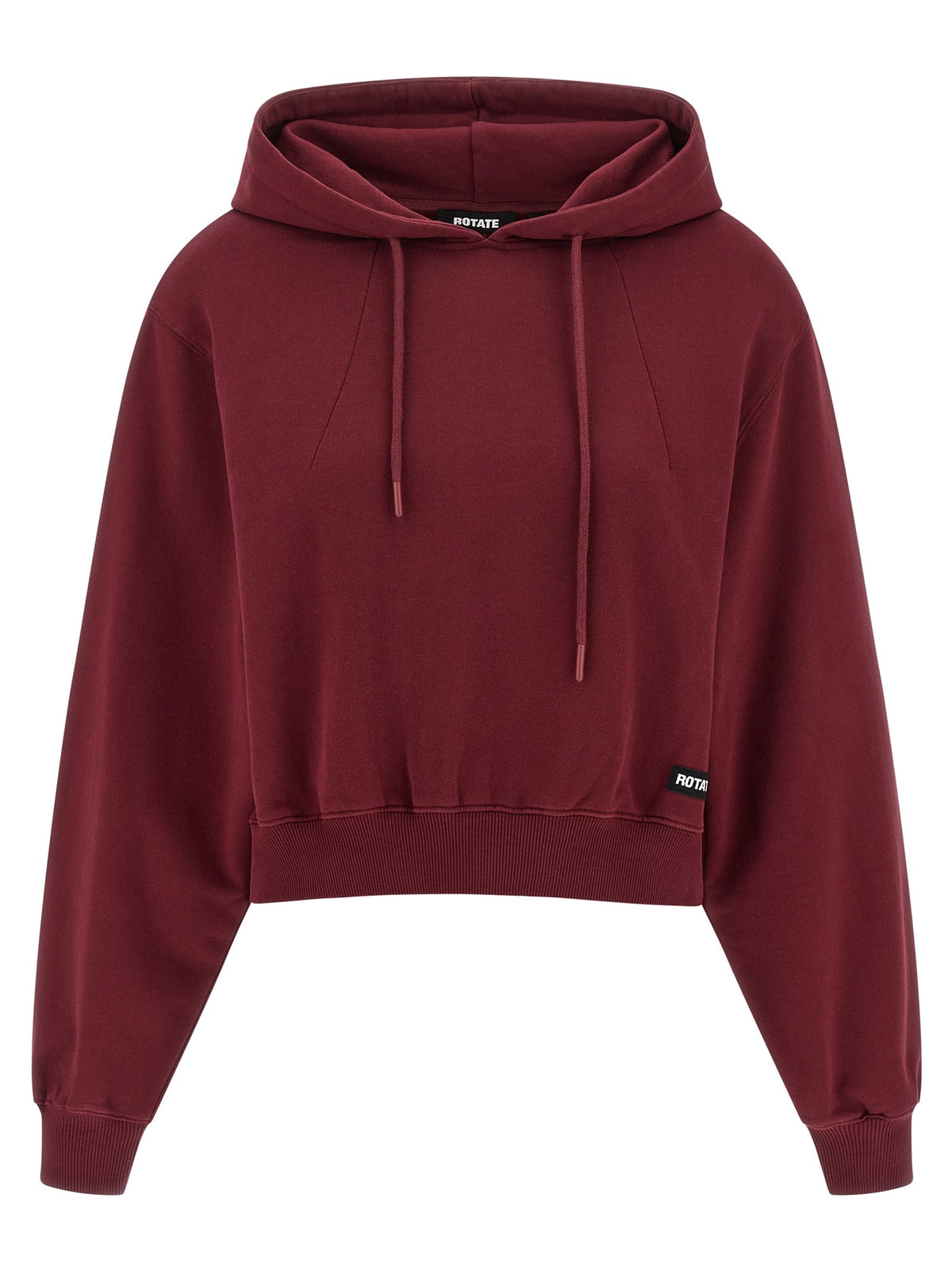 ROTATE Birger Christensen Terry Back Hoodie Red