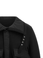 Sacai Terry Cloth Effect Fabric Jacket Black, view 3